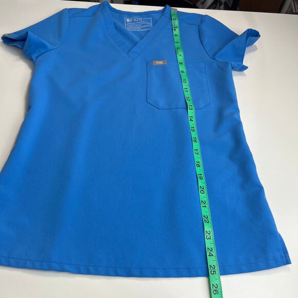 Figs Scrub Set Zamora Jogger Pants XSP Catarina Scrub Top XXS Capri Blue - Picture 11 of 16